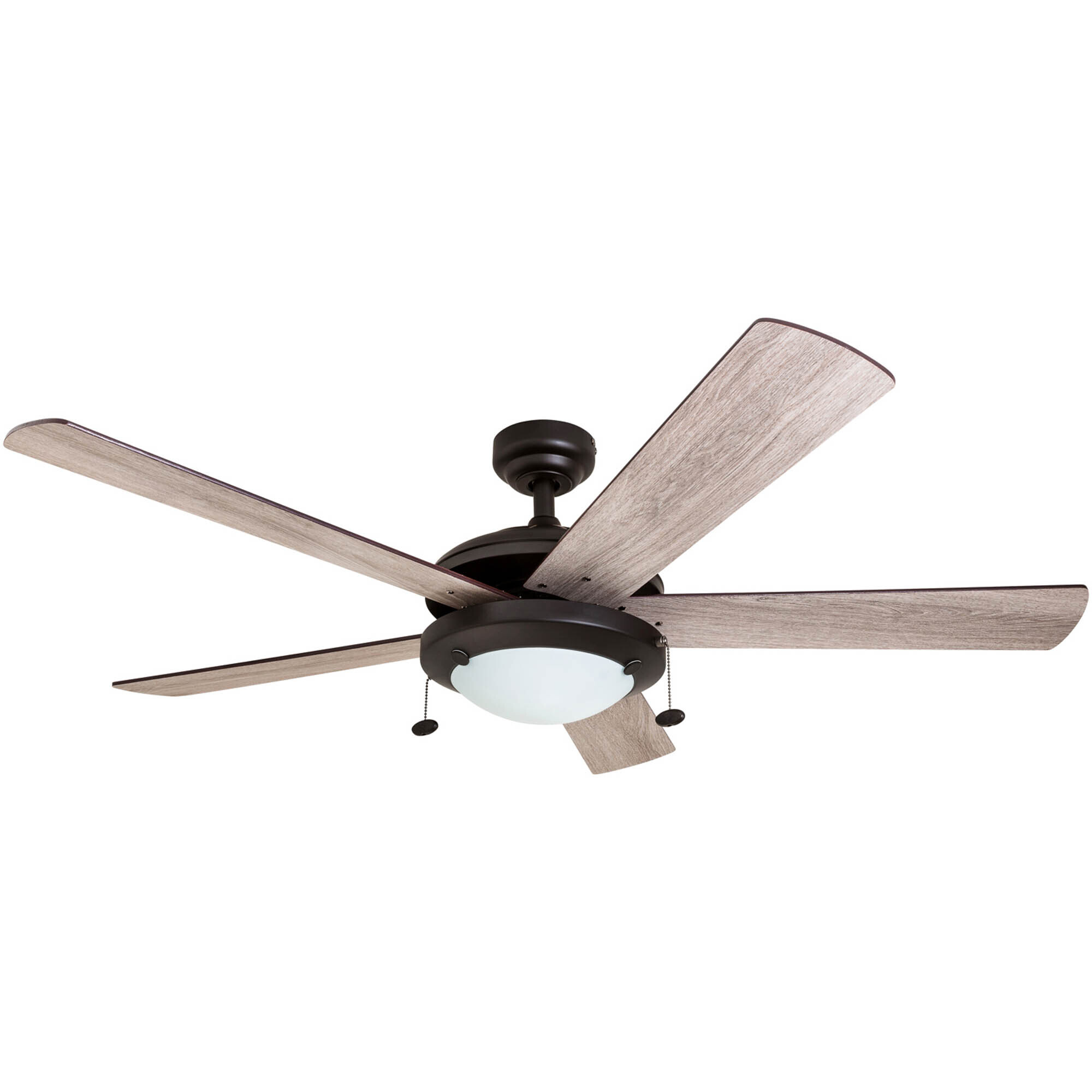 Honeywell, 52in. Bolivar Ceiling Fan Light, Espresso Bronze, Fan Diameter 52 in, Fan Blade Span 50-54 Air Delivery 4428 cfm, Model# 80099